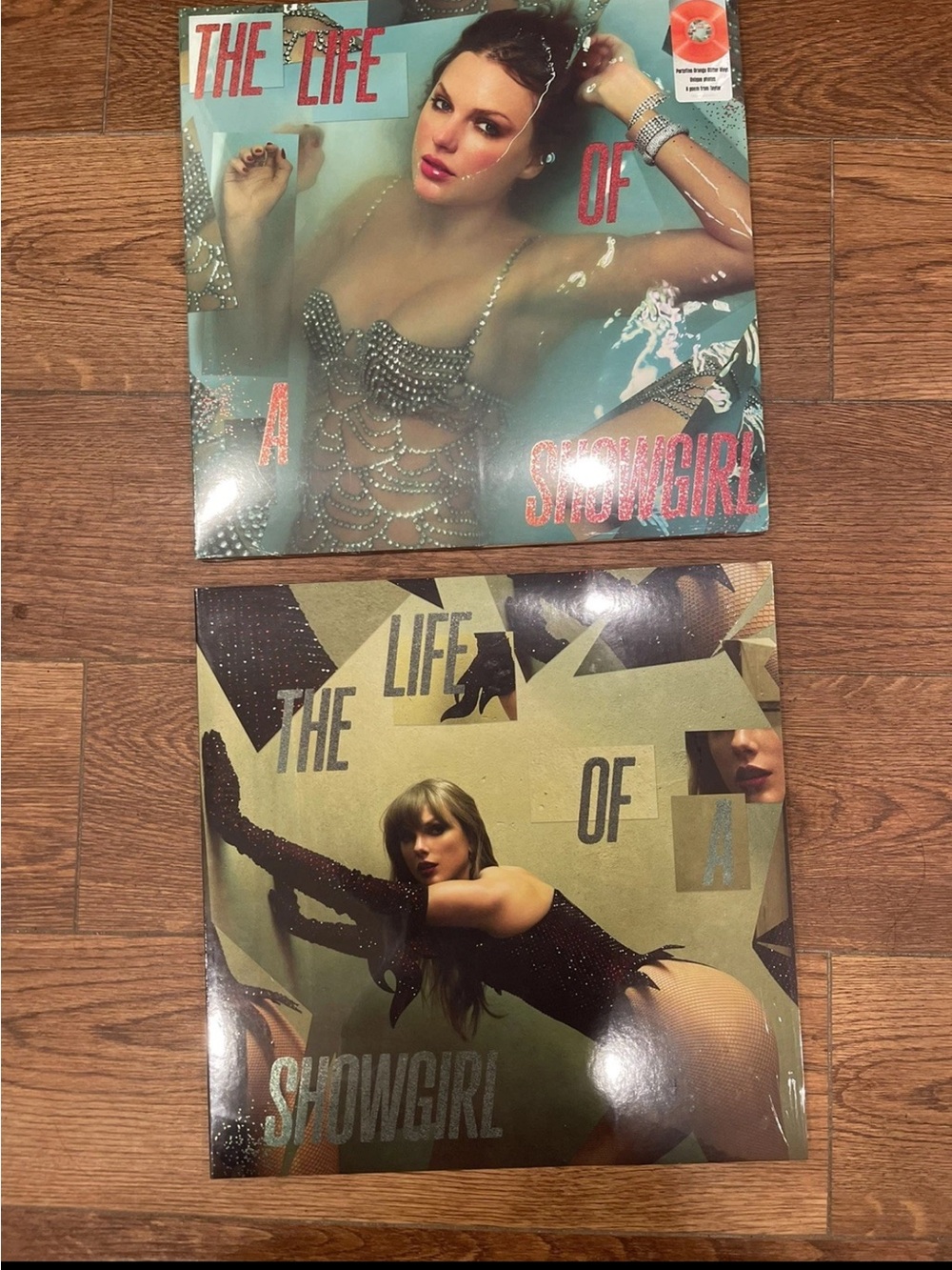 Taylor Swift The Life Of A Showgirl Orange Glitter AND Wintergreen LIMITED🔥🧡💚